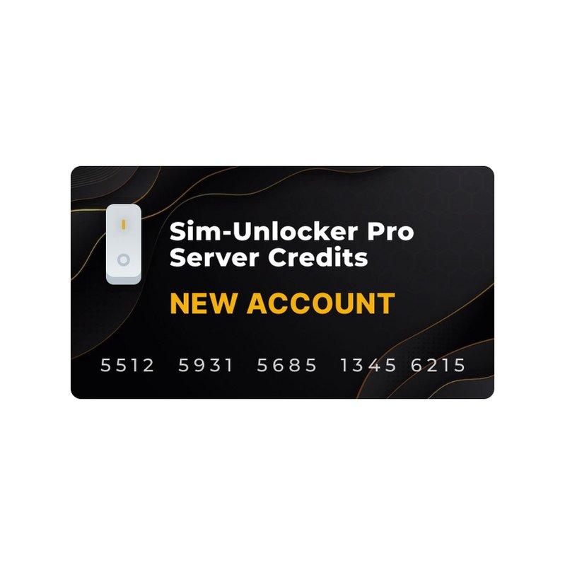 Sim-Unlocker(Pro) Sprint Special Edition Credit [ Create New User ]